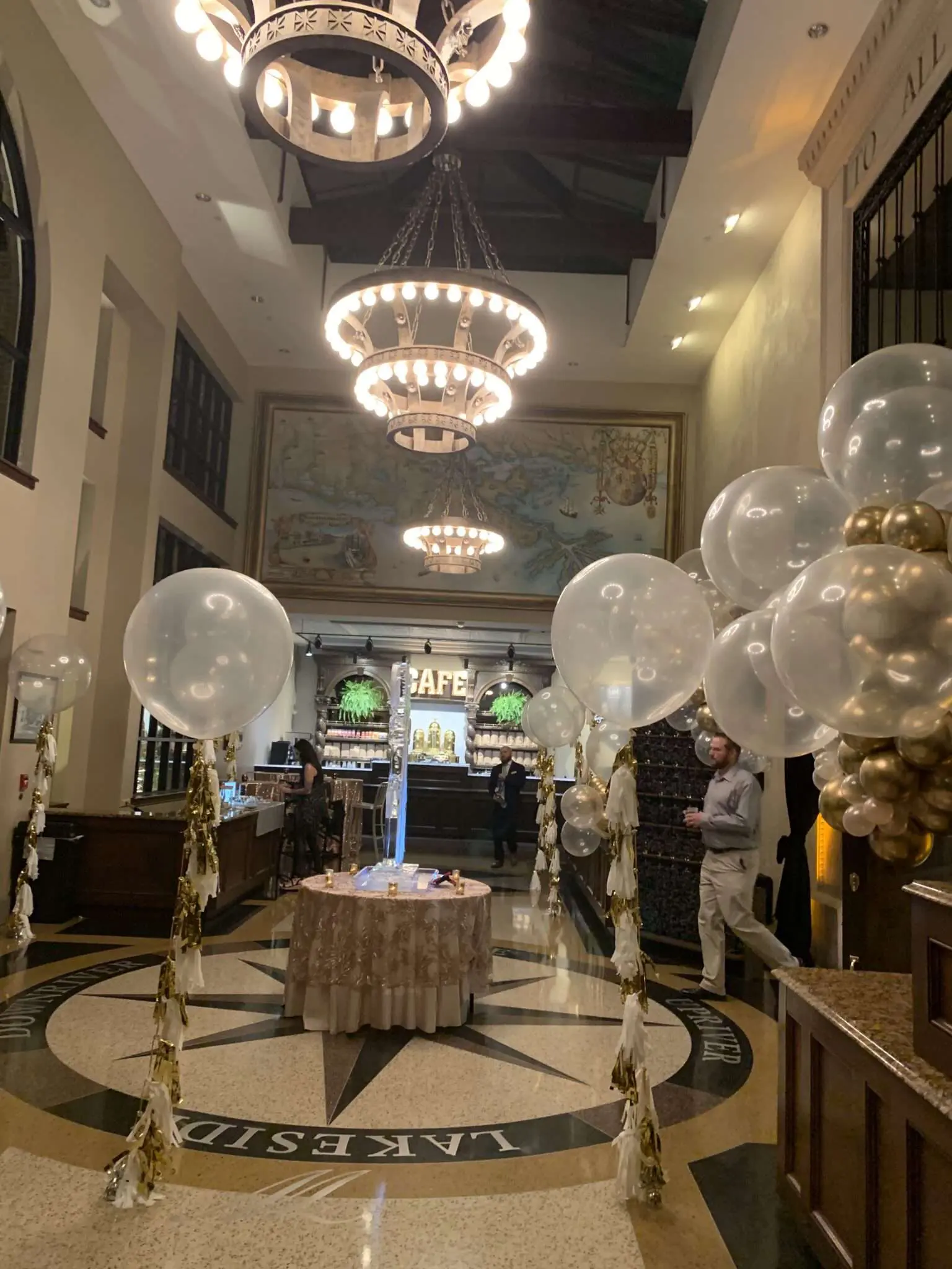 birthday party at café