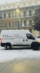 Messina's disaster relief feeding springs into action during the freeze 3 messina's van during disaster relief feeding