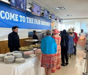 messina's cuisine at fair grounds race course louisiana derby day