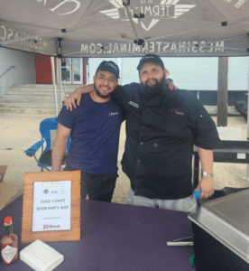 chef mark at archbishop rummel high school’s beast feast