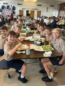 messina's catering at st. pius x school