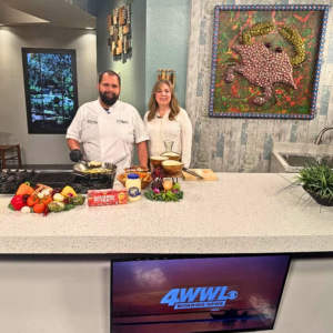 chef-mark-daniels-and-violet-peters-on-wwl-tv