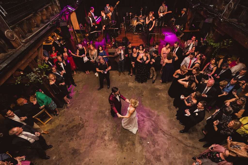 couple dancing on their wedding