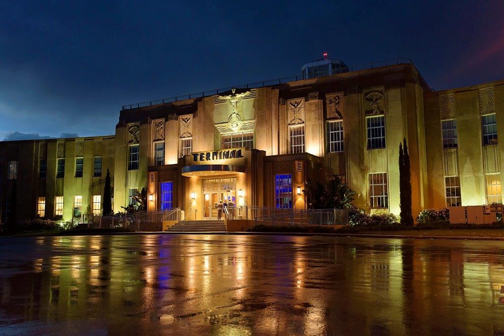 Messina’s at the Terminal event venue at the historic New Orleans Lakefront Airport