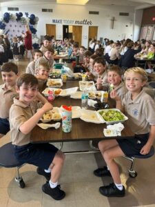 messina's catering at st. pius x school