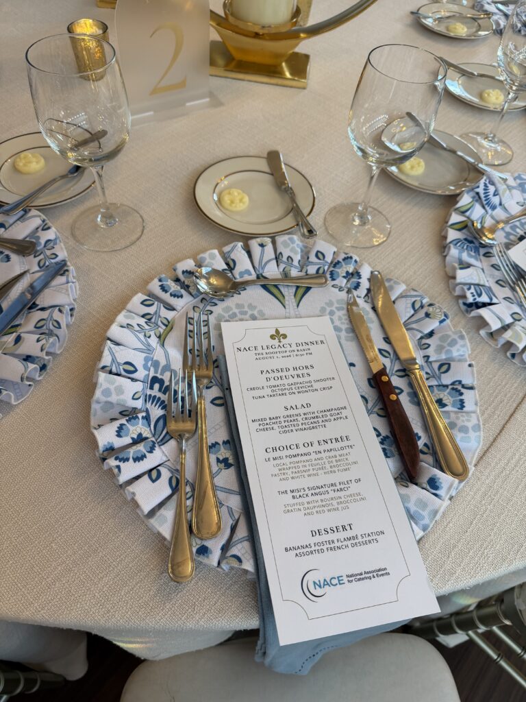 nace legacy dinner menu at the rooftop on basin